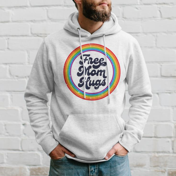 Lgbtq Free Mom Hugs Gay Pride Lgbt Ally Rainbow Mothers Day Hoodie Gifts for Him