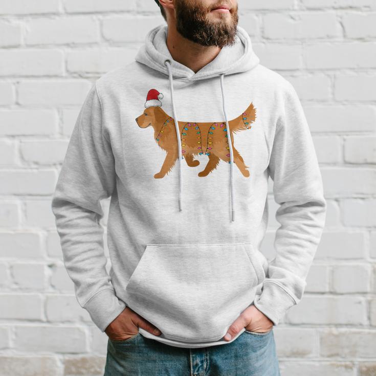 Lustiges Golden Retriever Weihnachts-Hoodie, Hunde-Design Tee Geschenke für Ihn