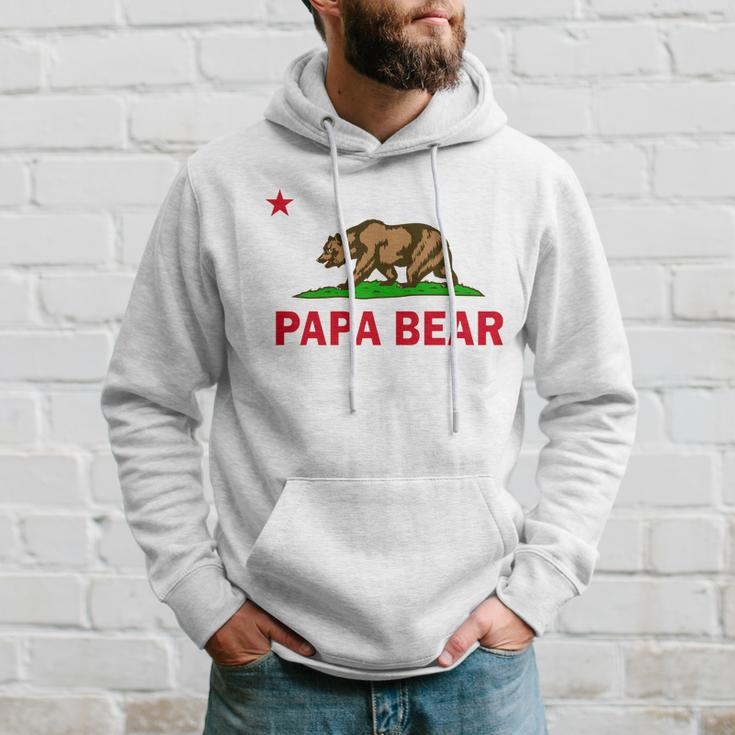 Papa Bear California Republic Hoodie Gifts for Him