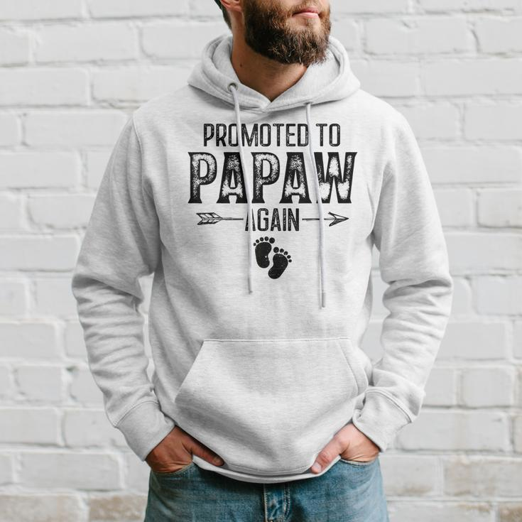 Promoted To Papaw Again Vintage Fathers Day For Dad Hoodie Gifts for Him