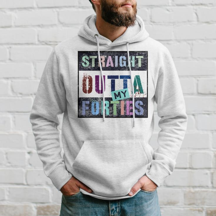 Straight Outta My Forties Vintage 50Th Birthday 1973 Legend Hoodie Gifts for Him