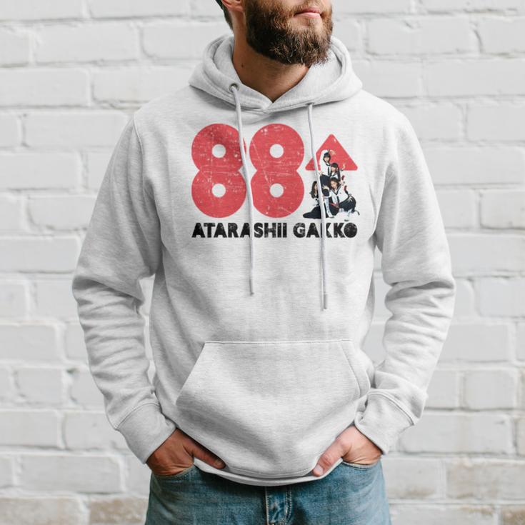 White Ver Atarashii Gakko 88 Rising V Hoodie | Mazezy
