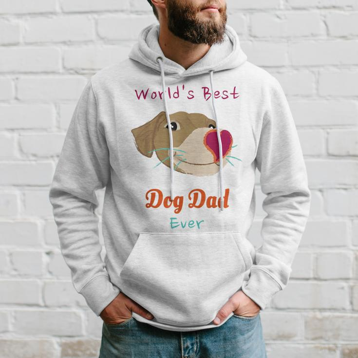 Worlds Best Dog Dad Ever Funny For Pets Lover Hoodie Gifts for Him