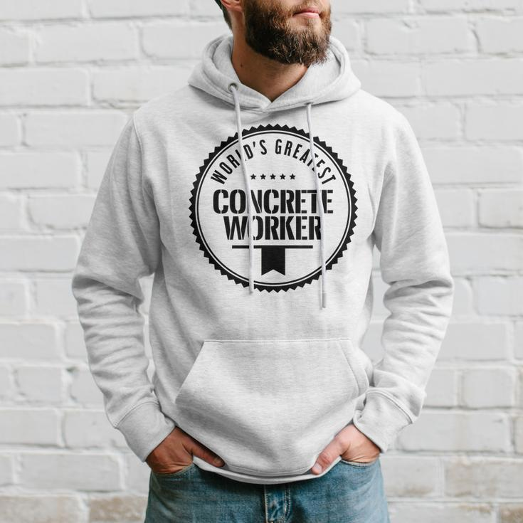 Worlds Greatest Concrete Worker Men Hoodie Graphic Print Hooded Sweatshirt Gifts for Him