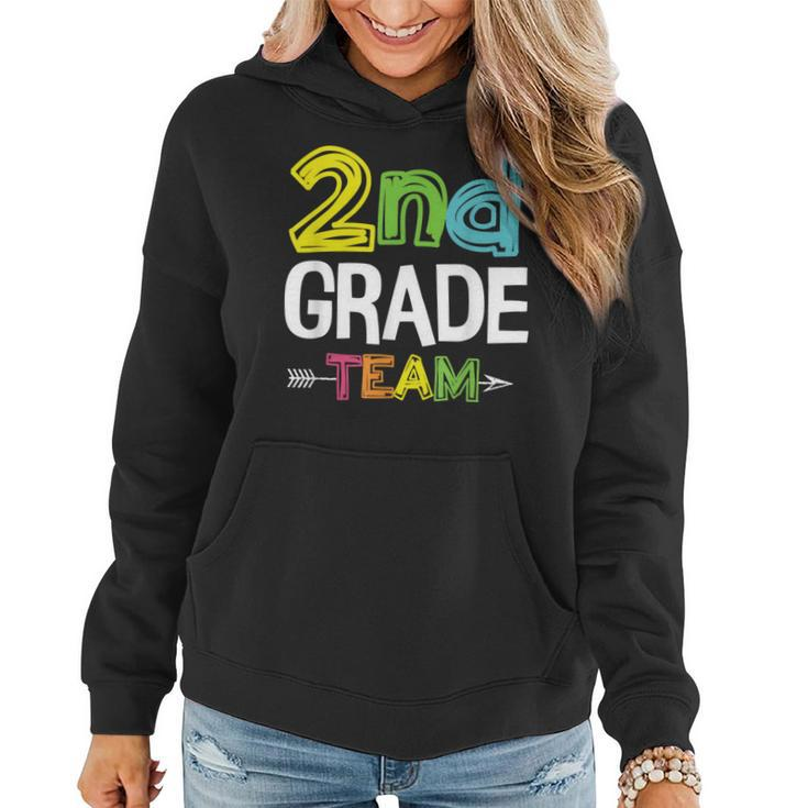 2Nd Grade Team  2Nd Grade Squad Teacher Gifts Women Hoodie