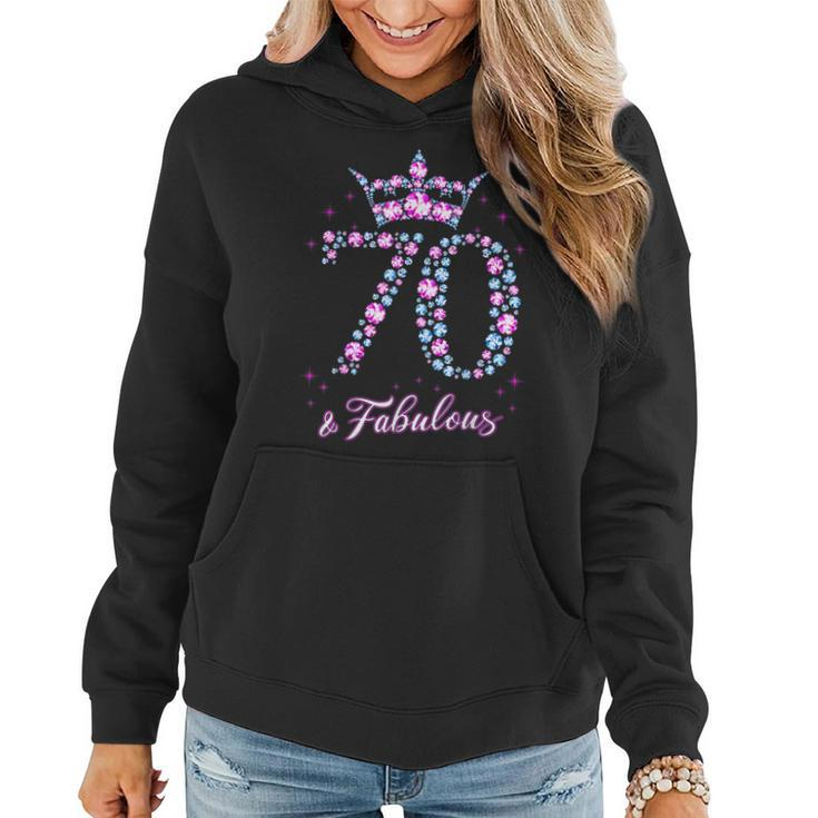 70 Years Old & Fabulous Funny Womens 70Th Birthday Gifts  V2 Women Hoodie