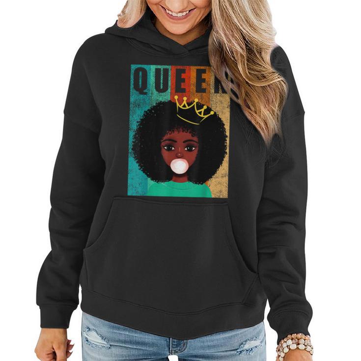 Afro Black Queen Ladies Empowerment Black History Month  Women Hoodie