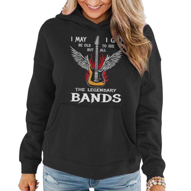 Alt aber mit legendären Bands Hoodie, Cool für Musikfans