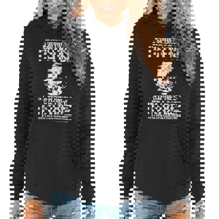 Angeln Herren Hoodie mit Lustigem Spruch für Fischer, Opa & Papa
