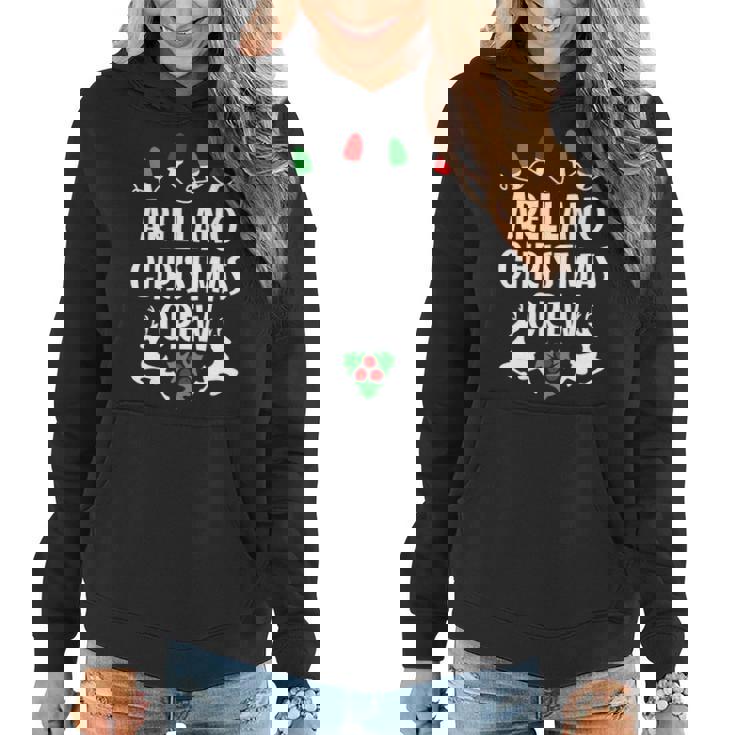 Arellano Name Gift Christmas Crew Arellano Women Hoodie