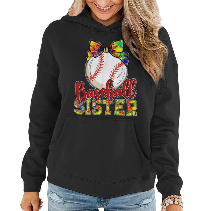 Baseball Sister Cute Baseball Gift For Sisters Children Kids  Women Hoodie