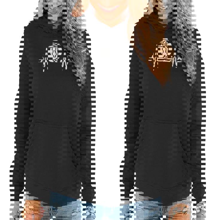 Basketball Herzschlag Herren Hoodie, Sportliches Design in Schwarz