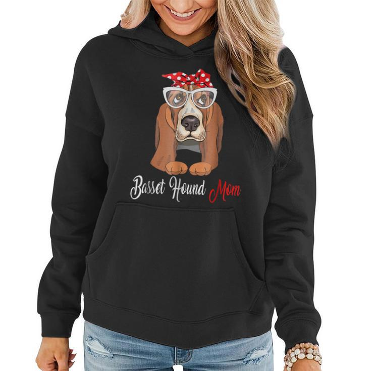 Basset Hound Mom Tshirt Birthday Gift Mothers Day Outfit Women Hoodie