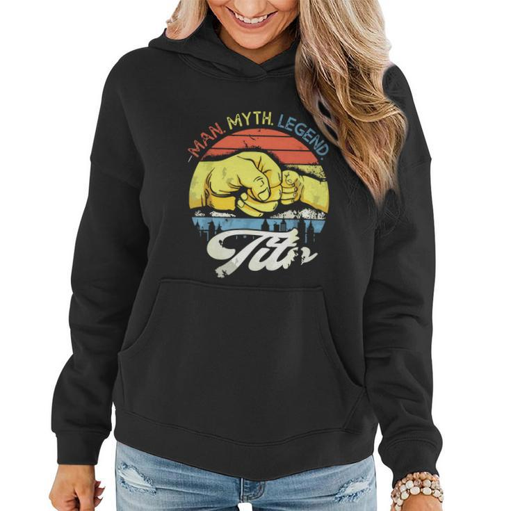 Black Grandpa And Granddaughter The Legend And The Legacy Women Hoodie