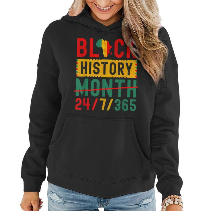 Black History Month One Month Cant Hold Our History 247365  Women Hoodie