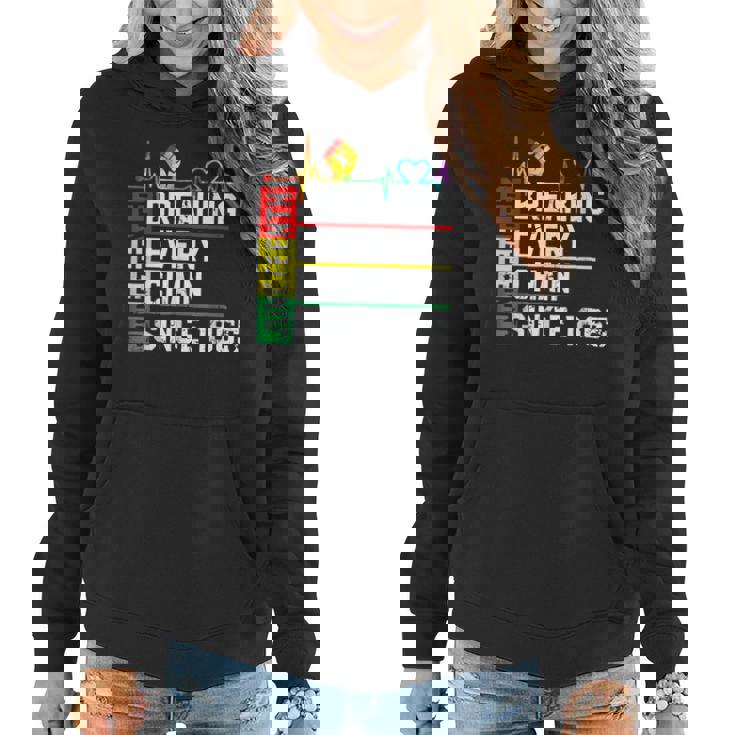 Breaking Every Chain Since 1865 Junenth Black History  V2 Women Hoodie