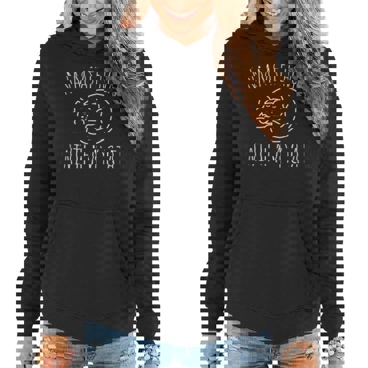 Cat Lover Namaste Home With My Cat Funny Sarcasm Women Mom Women