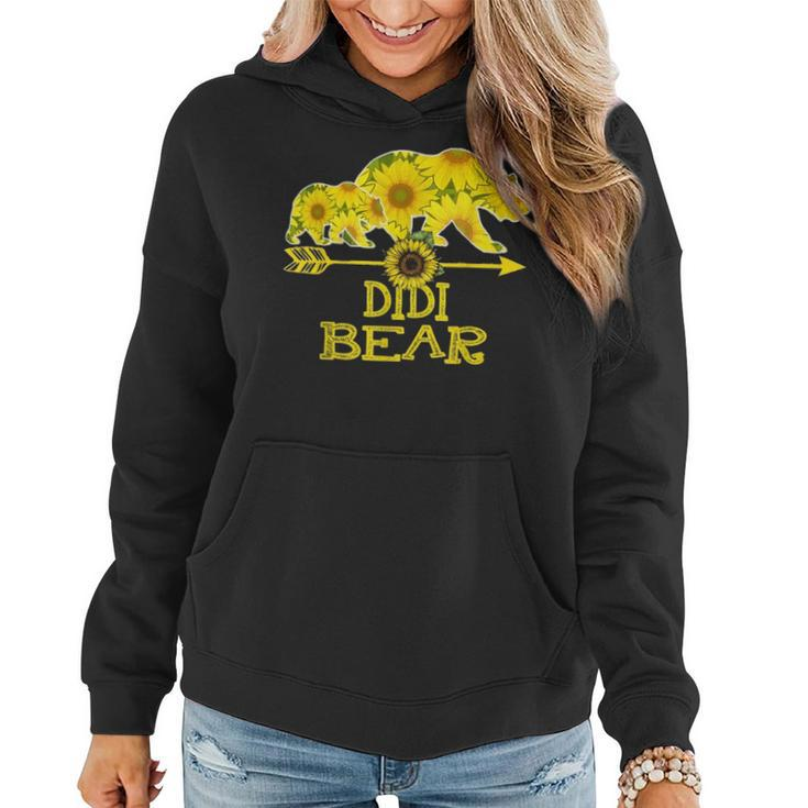 Didi Bear  Bear Sunflower Mother Father Gifts Women Hoodie