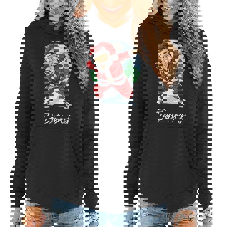 Downes Name Gift Santa Downes Women Hoodie