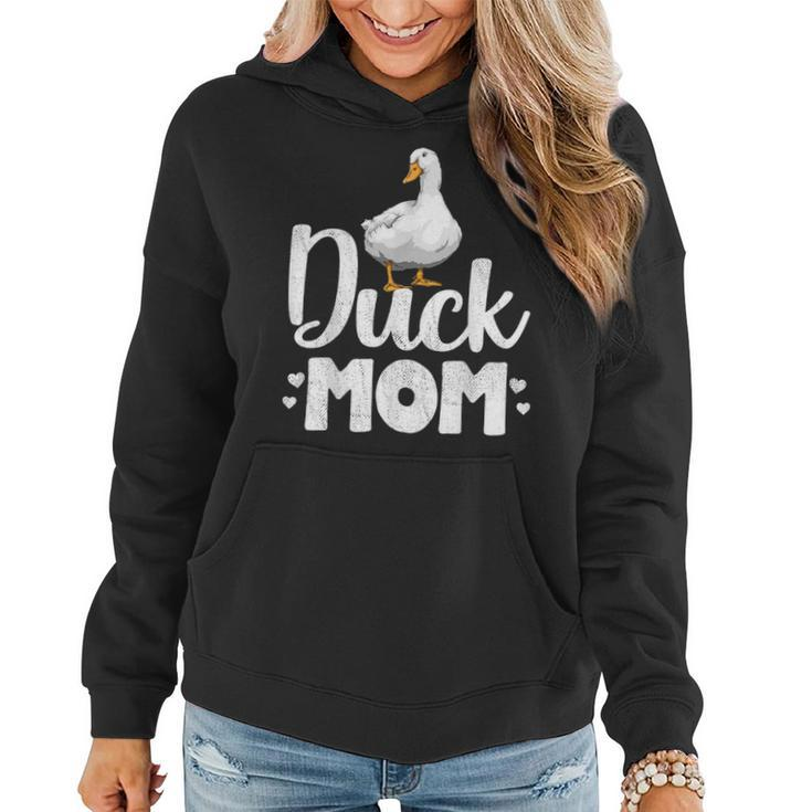 Duck Mom  Funny Water Duckling Gifts Women Hoodie