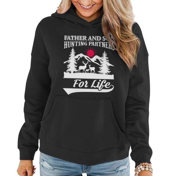 Father And Son Hunting Partners For Life Women Hoodie