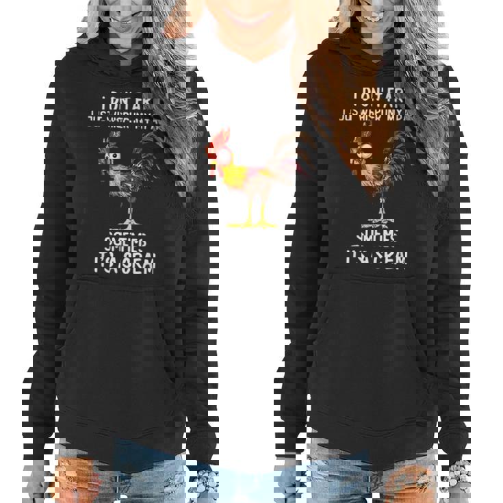 Funny Chicken Fart Gifts Humor I Dont Fart I Whisper In My Women Hoodie Funny Chicken Fart Gifts Humor I Dont Fart I Whisper In My Women Hoodie