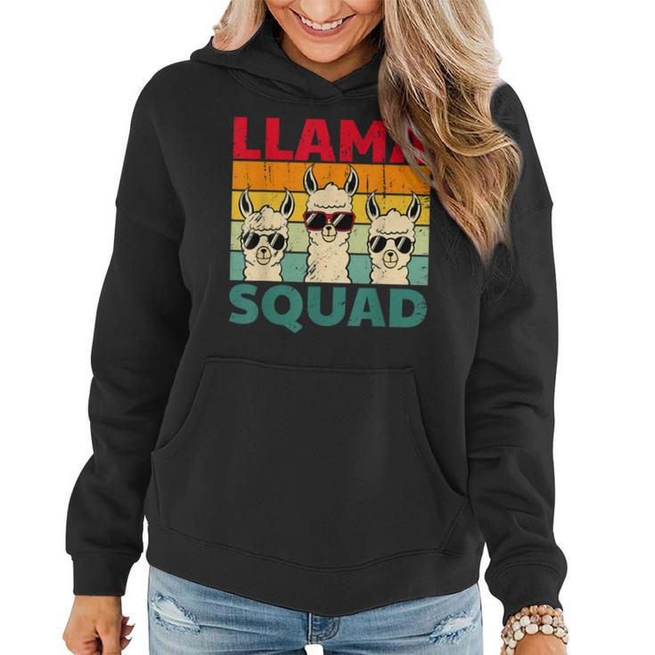 Funny Llama Design For Men Women Llama Alpaca Farm Animal  Women Hoodie