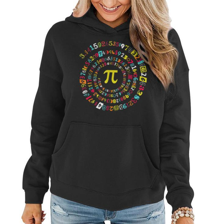 Funny Pi Day  Spiral Pi Math  For Pi Day 314  Women Hoodie
