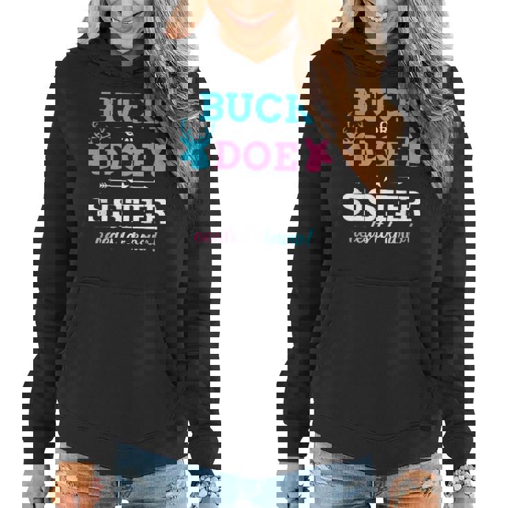 Buck Or Doe Baby Gender Reveal Sister T-Shirt