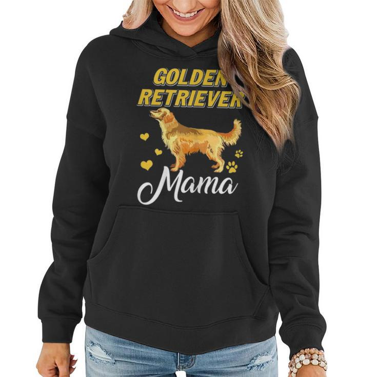 Golden Retriever Mama  Dog Mom Mother Women Hoodie