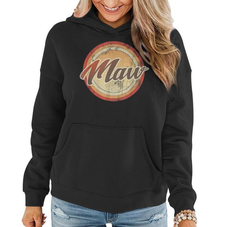 Graphic 365 Maw Vintage Mothers Day Funny Grandma Gift Women Hoodie