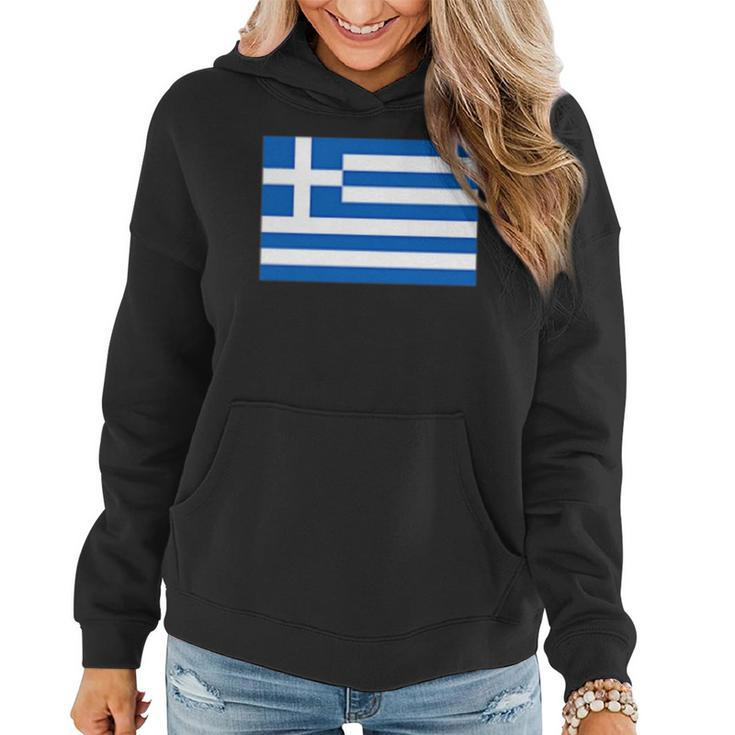 Greece Gift Women Men Kids Left Chest Greek Flag Souvenir  Women Hoodie