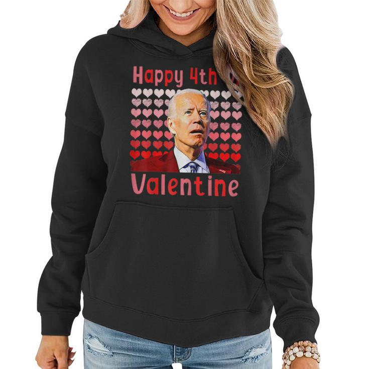 Happy 4Th Of Valentine Funny Joe Biden Valentines Day  Women Hoodie