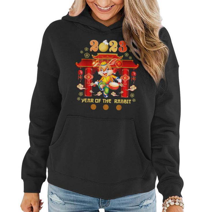 Happy New Year 2023 Year Of The Rabbit Eve Party Supplies  Women Hoodie Graphic Print Hooded Sweatshirt