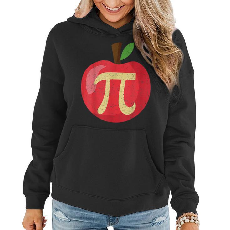 Happy Pi Day Cute Apple Pie 314 Funny Science Math Teacher  Women Hoodie