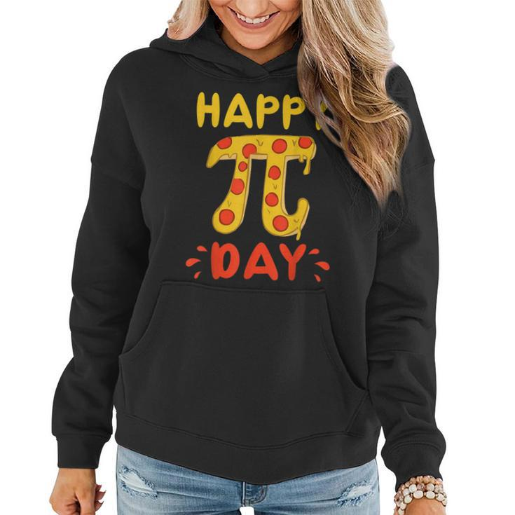 Happy Pi Day Pie Day Pizza - Mathematics Pi Symbol Women Hoodie