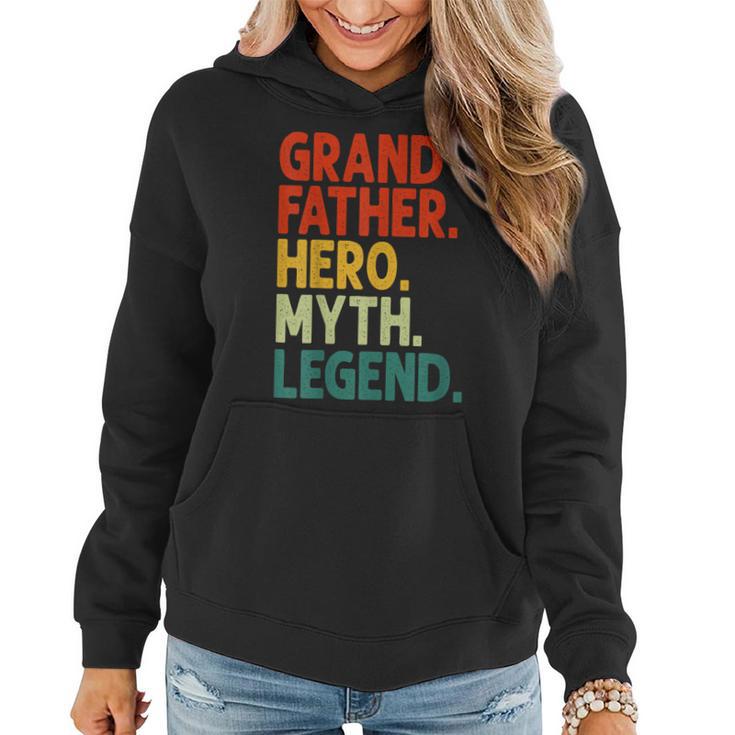 Herren Großvater Hero Myth Legend Retro Vintage Lustiger Opa Frauen Hoodie