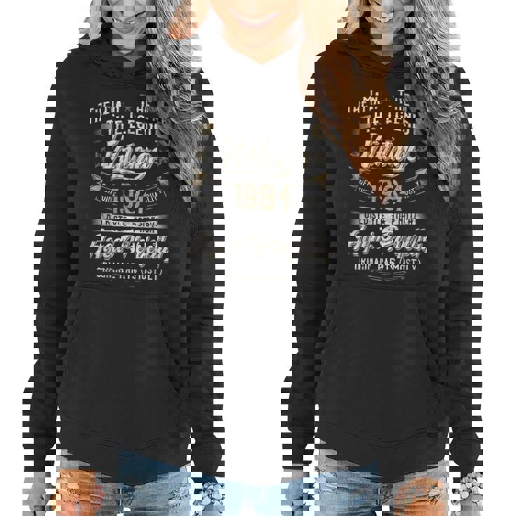 Herren Hoodie 39. Geburtstag, Vintage 1984, Mann Mythos Legende