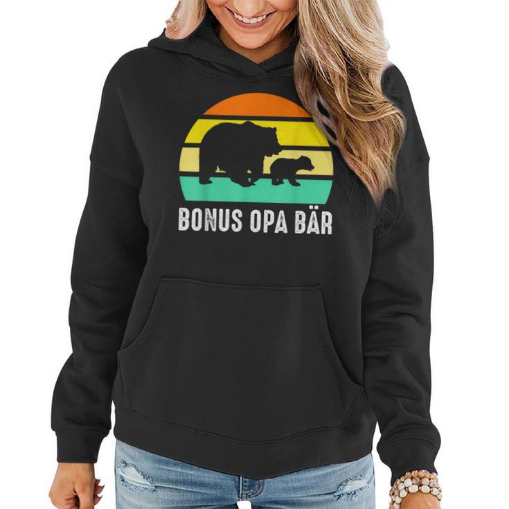 Herren Opa Bär Bonus Opa Bär Frauen Hoodie