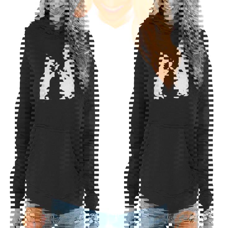 Hund Und Frauchen Beste Freunde Frauen Hoodie
