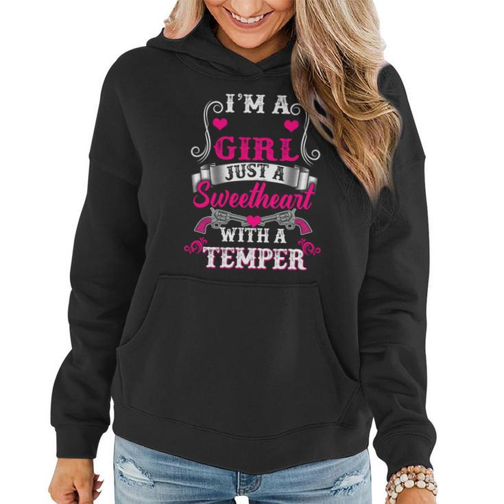 Im A Month Girl With A Temper Personalized Custom Design Template Women Hoodie Graphic Print Hooded Sweatshirt
