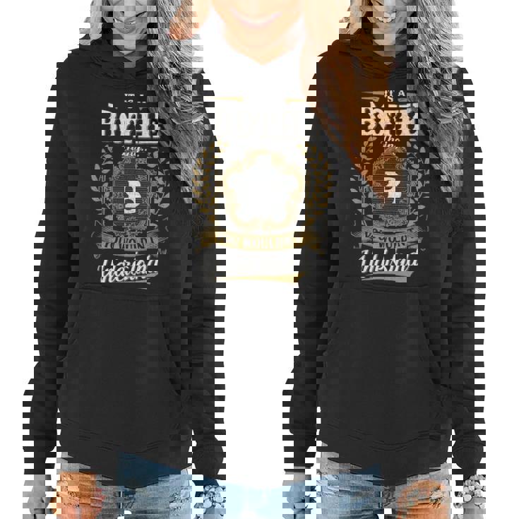 Its A Bothe Thing You Wouldnt Understand Shirt Bothe Family Crest Coat Of Arm Women Hoodie