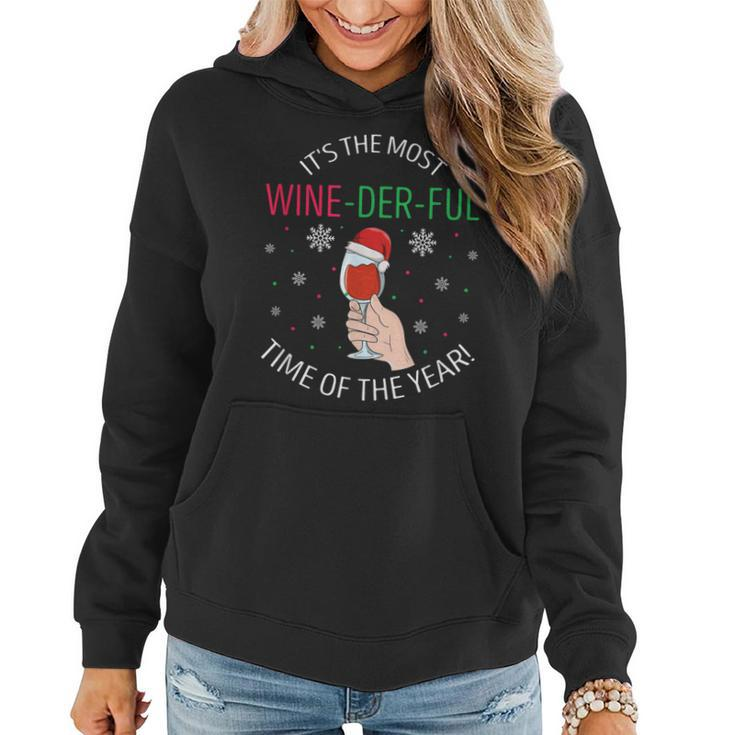 Its The Most Wine-Der-Ful Time Of The Year Lustiges Geschenk Frauen Hoodie