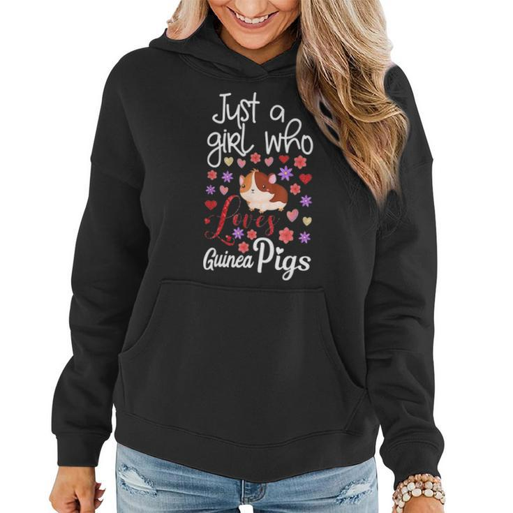 Just A Girl Who Loves Guinea Pigs Gift Mom Daughter Girls Women Hoodie