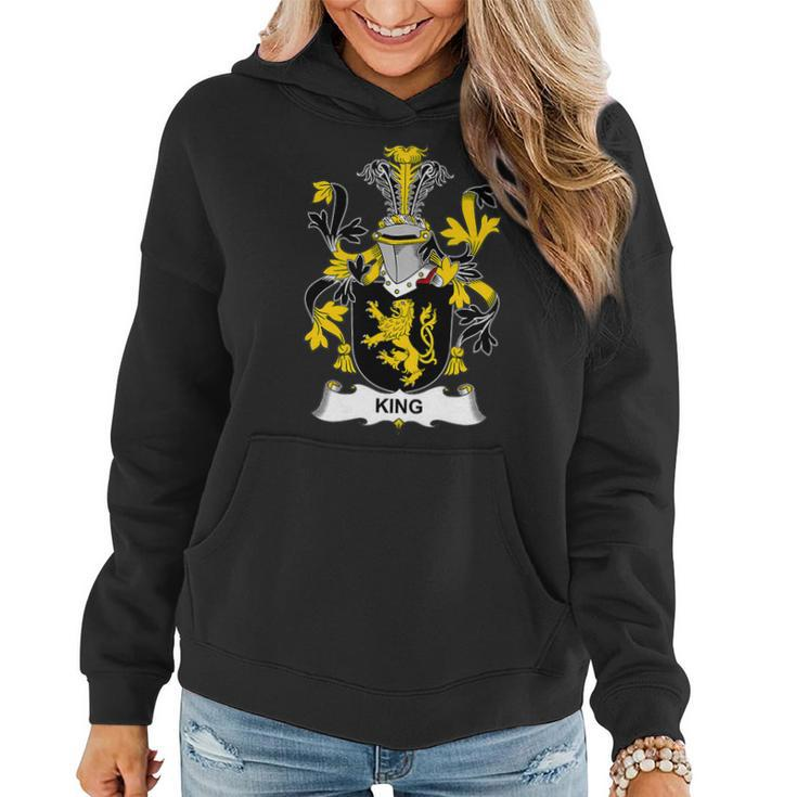 King Coat Of Arms  Family Crest  Women Hoodie