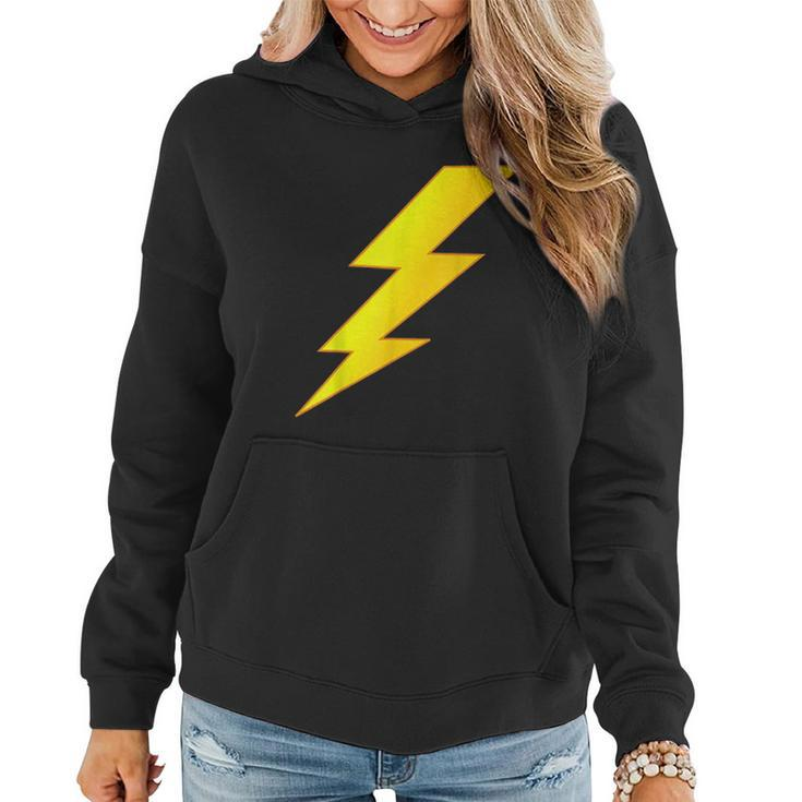 Lightning Bolt Last Minute Halloween Costume Women Hoodie Graphic Print Hooded Sweatshirt
