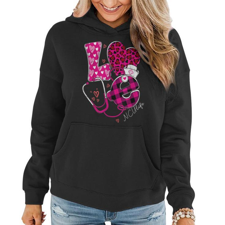Love Ncu Life Happy Valentines Day Outfit For Nurses  Women Hoodie
