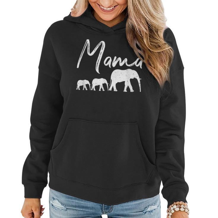Mama  Elephant Mothers Day Christmas Mommy Mom Best  Women Hoodie
