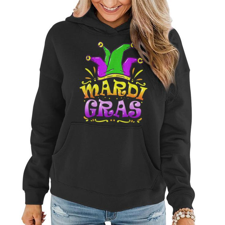 Mardi Gras Party Hat Gift Funny Ideas Outfit For Men Women  Women Hoodie
