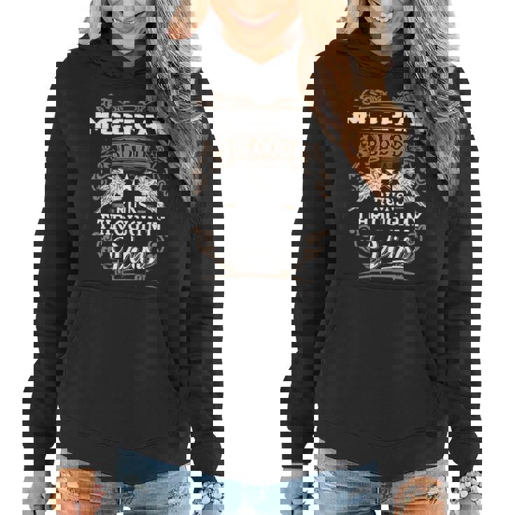 Mccraw Name Gift Mccraw Blood Runs Through My Veins Women Hoodie
